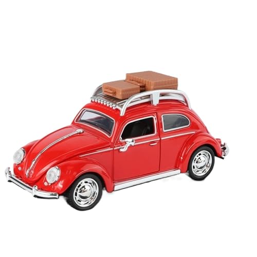 1:32 for Käfer Legierung Druckguss Auto Modell Sound Und Licht Ornamente(Red) von RHUIMEI