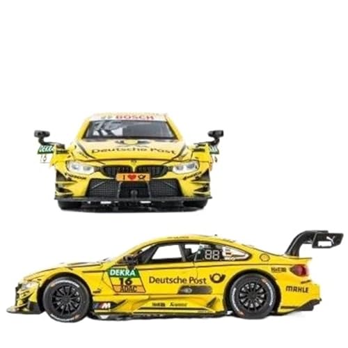 1:32 Für M4 DTM Racing Legierung Druckguss Autoform(Yellow) von RHUIMEI