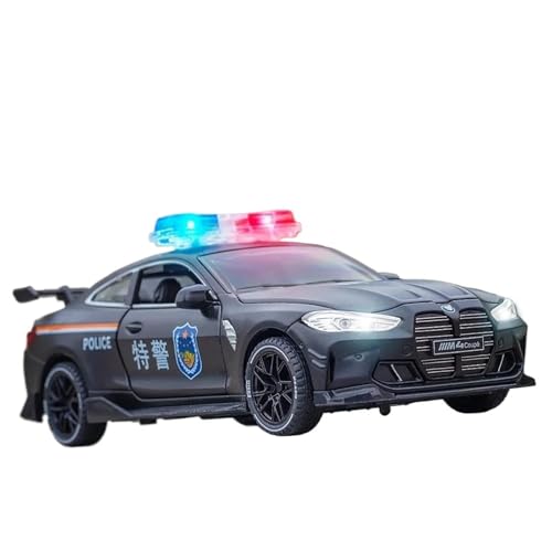 1:32 Für M4 Polizeiauto Druckgusslegierung Automodell(Black) von RHUIMEI