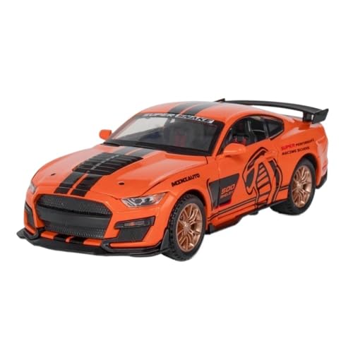 1:32 Für Mustang Viper GT500 Legierung Roadster Diecast Modell(Orange) von RHUIMEI
