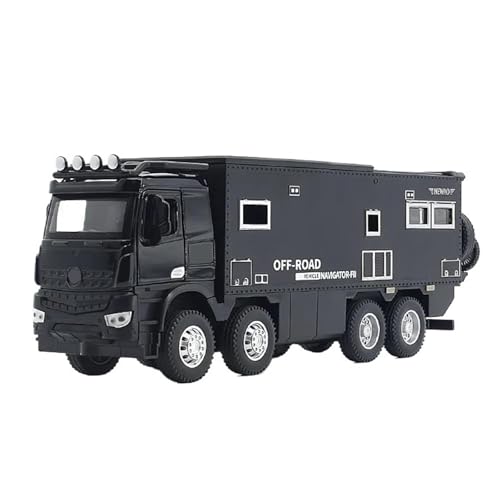 1:32 Für Nomad Pilot Legierung Off-Road Fahrzeug Camping RV Modell(Black) von RHUIMEI