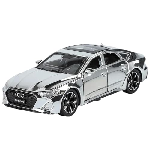 1:32 Für RS7 Quattro Sportback Legierung Kleinwagen Diecast Metallmodell(Silver) von RHUIMEI