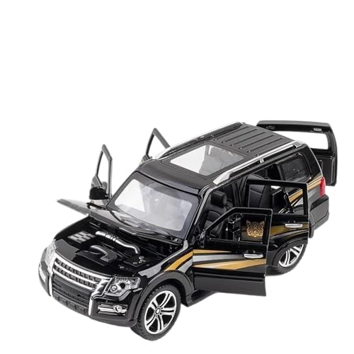 1:32 for Pajero Legierung Druckguss Auto Modell Ornament(Black) von RHUIMEI