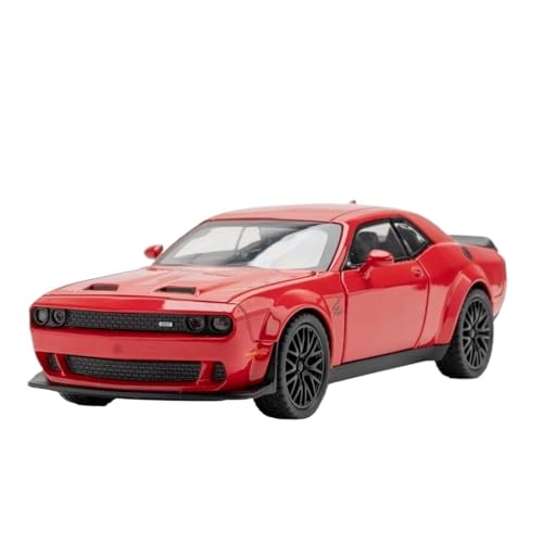 1:32 Für SRT Druckguss Metall Spielzeugauto Modell Sound Und Licht Serie(Red) von RHUIMEI