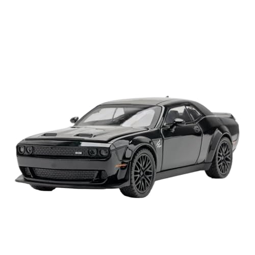 1:32 Für SRT Druckguss Metall Spielzeugauto Modell Sound Und Licht Serie(Black) von RHUIMEI