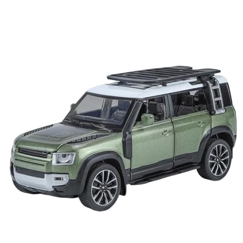 1:32 for Defender 110 Legierung Druckguss SUV Auto Modell Ornamente Sammlung(Green) von RHUIMEI