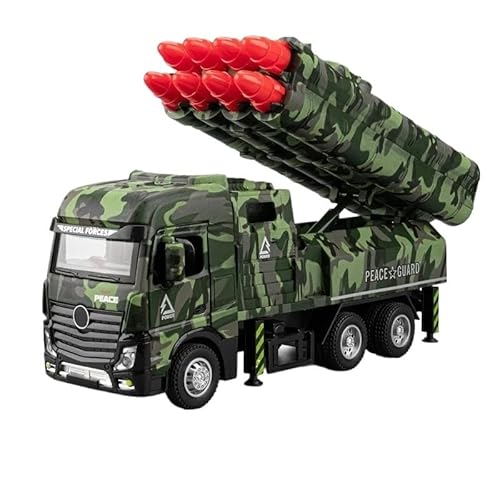 1:32 for Militärische Raketenlader Interkontinentalraketenfahrzeug Legierung Druckgussmodell Ornamentsammlung(Multi-Colored) von RHUIMEI