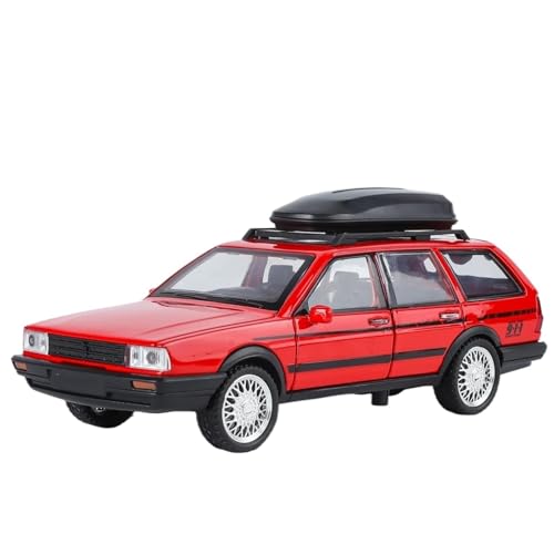 1:32 für Santana Alloy Car Model Simulation Sound and Light Ornaments (Red) von RHUIMEI
