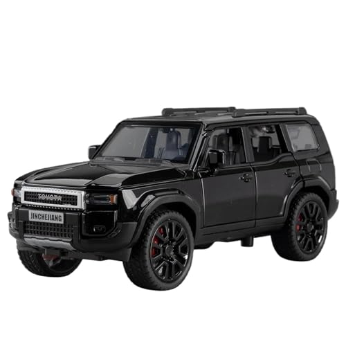 1:32 Für Prado SUV Auto Modell Spielzeug Legierung Druckguss Geländewagen(Black) von RHUIMEI