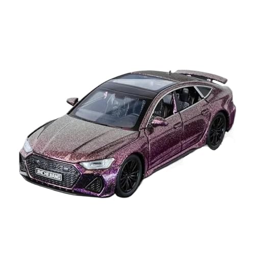 1:32 für das Modellauto aus gegossener Legierung RS7 (violett) von RHUIMEI