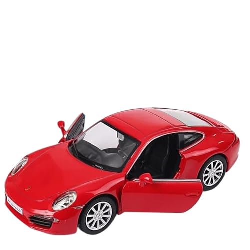 1:36 Für 911 Carrera S Roadster Pull Back Legierung Auto Modell(Red) von RHUIMEI