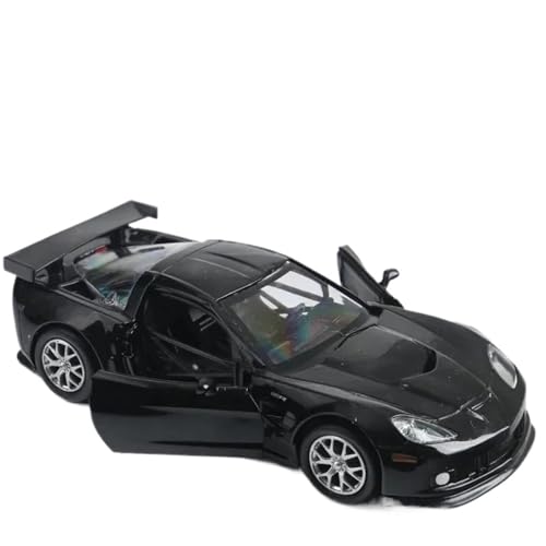 1:36 Für Corvette C6R Sportwagen Legierung Druckgussmodell(Black) von RHUIMEI