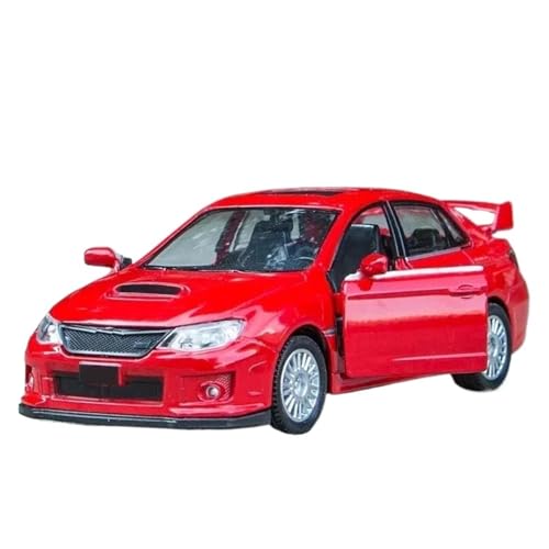 1:36 Für WRX STI Legierung Druckguss Automodell(Red) von RHUIMEI