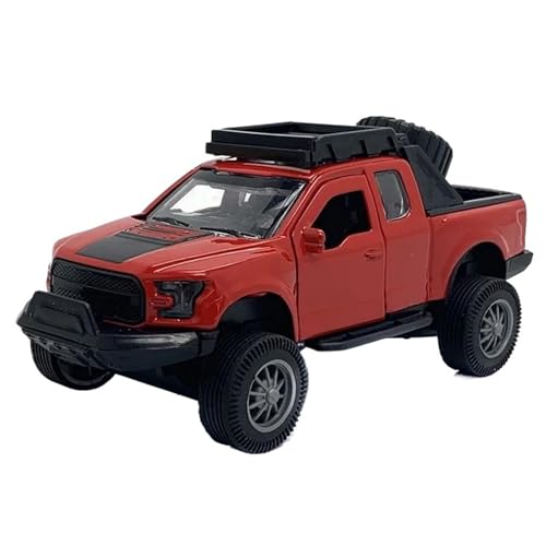 1:36 for F-150 Alloy Diecast Pickup Vehicle Model(Red) von RHUIMEI