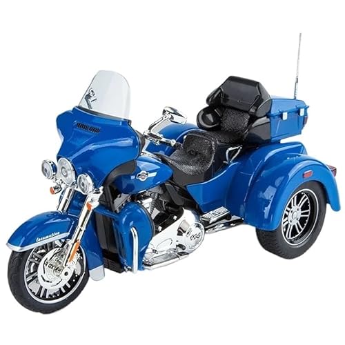 1:9 Für Davidson TRI Glide Dreirad Alu-Druckgussmodell(Blue) von RHUIMEI