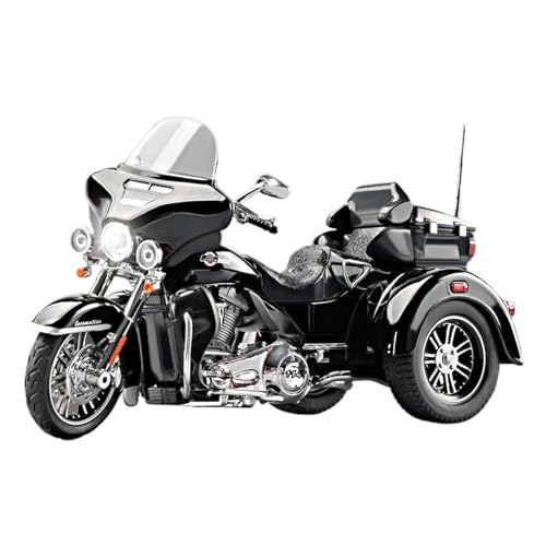 1:9 Motorrad Modell Simulation Legierung Motorrad Dreirad Spielzeug Auto Junge Sammlung Ornamente Exquisite(Black) von RHUIMEI