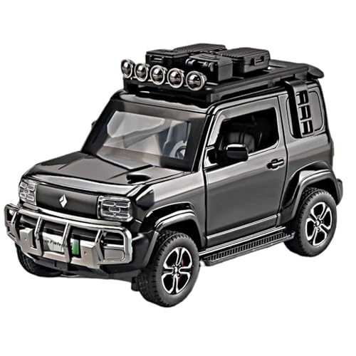 1:24 for Baojun Yep SUV Alloy New Energy Vehicle Druckgussmodell(Black) von RHUIMEI