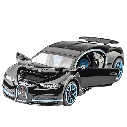 1:32 Für Chiron Roadster Legierung Druckguss Automodell(Black) 1:32 Für Chiron Roadster Legierung Druckguss Automodell(Black) von RHUIMEI