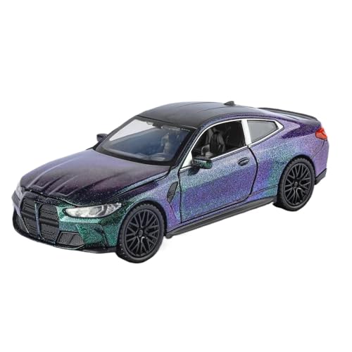 1/32 for M4 Sportwagen Druckgusslegierung Modell Dekorative Ornamente(Purple) von RHUIMEI