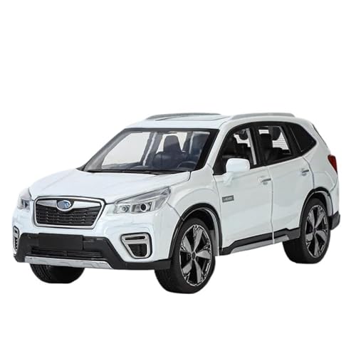 Forester 1:30 Metall-Druckguss-Geländewagen-Modell mit Gummireifen (Weiß) von RHUIMEI