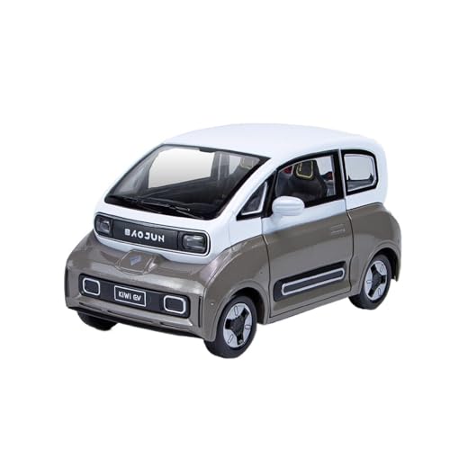 Geeignet for 1:24 Baojun Wuling Kiwi EV Automodell Simulierte Legierung Mini-Elektrofahrzeug Ornament Kinderspielzeugauto Exquisite(Gray) von RHUIMEI