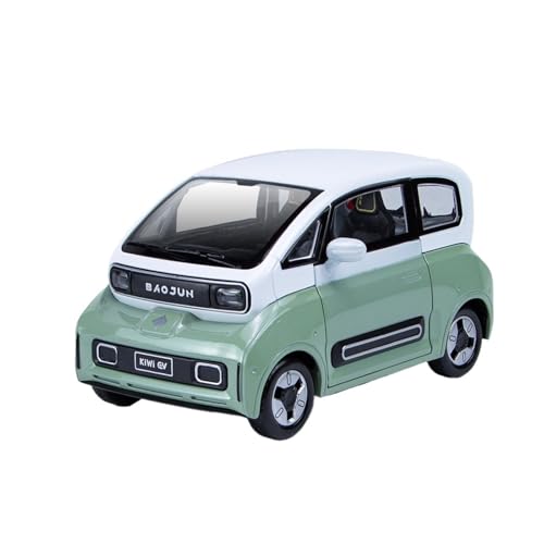 Geeignet for 1:24 Baojun Wuling Kiwi EV Automodell Simulierte Legierung Mini-Elektrofahrzeug Ornament Kinderspielzeugauto Exquisite(Green) von RHUIMEI
