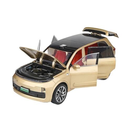 Geeignet for 1:24 Li Xiang L9 Automodell SUV Geländewagen EIN Spielzeugauto Aus Legierung Und Dekoratives Sammlerstück for Jungen New Energy Vehicle Exquisite(White) von RHUIMEI