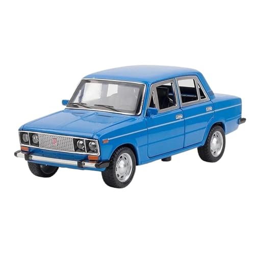 Hochsimuliertes Druckguss-Modellauto aus Legierung für Lada 2016 im Maßstab 1:24 (Blau) von RHUIMEI