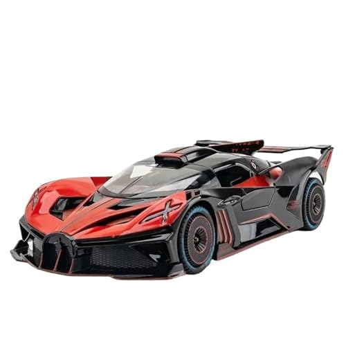 Modell aus Druckguss für Sportwagen, Peak Bolide im Maßstab 1/24, Rot Modell aus Druckguss für Sportwagen, Peak Bolide im Maßstab 1/24, Rot von RHUIMEI