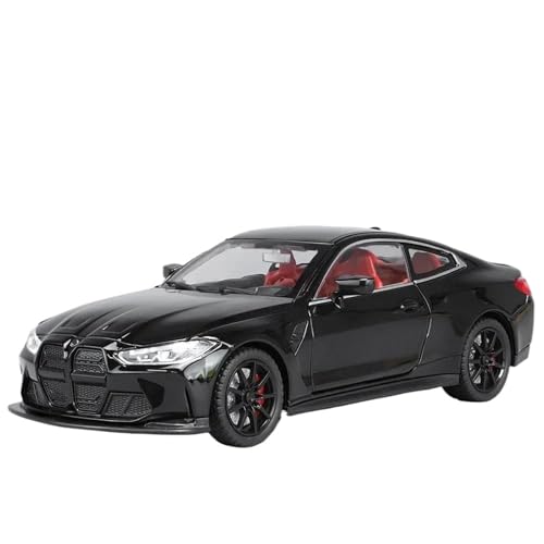 Modellauto Druckguss Legierung für Supercar M4 IM 1:24 (Schwarz) von RHUIMEI