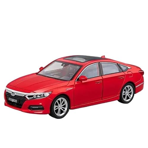 1:24 Für Accord Legierung Automodell Druckguss Spielzeugauto(Red) von RHUIMEI