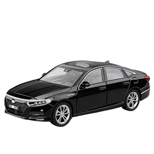 1:24 Für Accord Legierung Automodell Druckguss Spielzeugauto(Black) von RHUIMEI