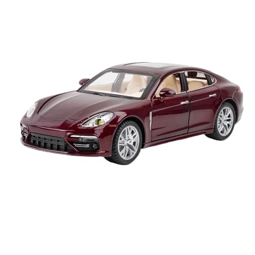 1:24 Fou Palme Metall Druckguss Sportwagen Modell Sammlung Ornamente(Red) von RHUIMEI