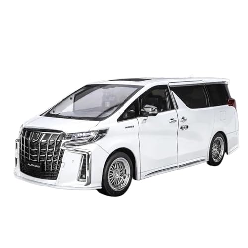 RHUIMEI 1/18 für Alphard MPV Legierung Druckguss Nutzfahrzeugmodell (weiß) von RHUIMEI