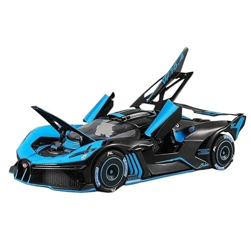 1/24 für Bolide Spray Supercar Legierung Modell Sound Und Licht Druckguss Micro Wohnkultur(Blue) von RHUIMEI
