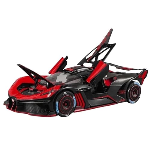 1/24 für Bolide Spray Supercar Legierung Modell Sound Und Licht Druckguss Micro Wohnkultur(Red) von RHUIMEI
