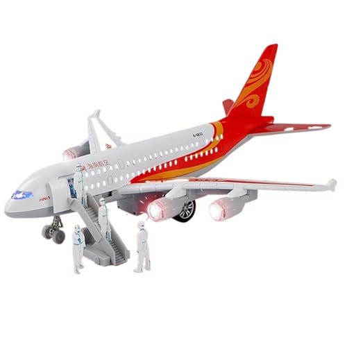 RHUIMEI 1/400 für Sichuan Airlines Zivilluftfahrt-Flugzeug, Legierung, Flugzeugmodell, Ornamente (Rot 1) von RHUIMEI