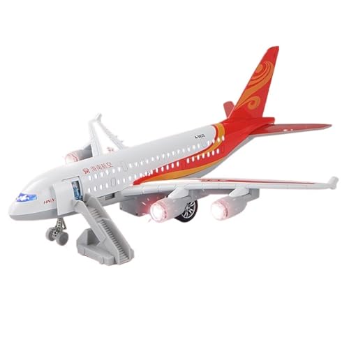 RHUIMEI 1/400 für Sichuan Airlines Zivilluftfahrt-Flugzeug, Legierung, Flugzeugmodell, Ornamente (Rot 2) von RHUIMEI