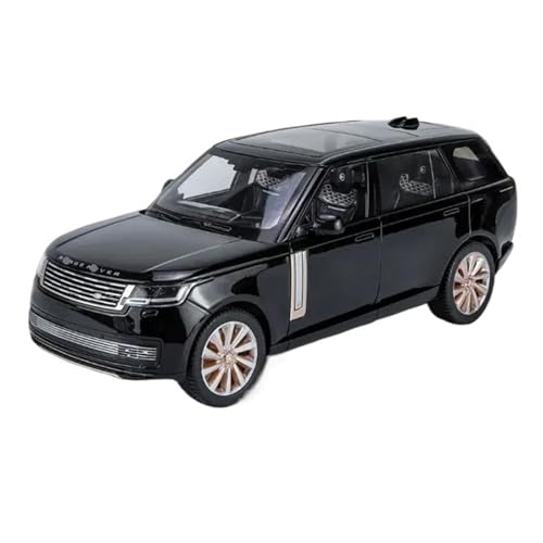 RHUIMEI 1:18 für Range Rover 50. Jahrestag Legierung Auto Modell Sound und Licht Simulation Auto Sammlung Ornamente (schwarz) von RHUIMEI
