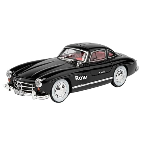 1:24 Für 300SL Oldtimer Legierung Druckguss Auto Modell Home Interior Ornamente(Black) von RHUIMEI