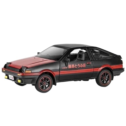 1:24 Für AE86-Legierungsdruckguss-Fahrzeugform(Red) von RHUIMEI