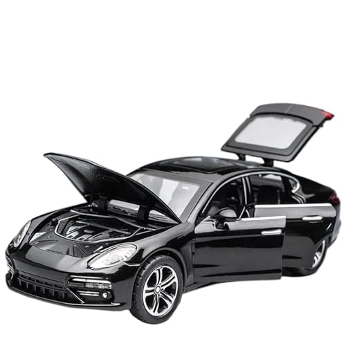 1:32 Für Panamera Handgefertigtes Sportwagenmodell Aus Metall(Black) von RHUIMEI