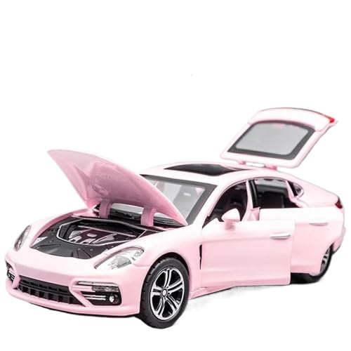 1:32 Für Panamera Handgefertigtes Sportwagenmodell Aus Metall(Pink) von RHUIMEI