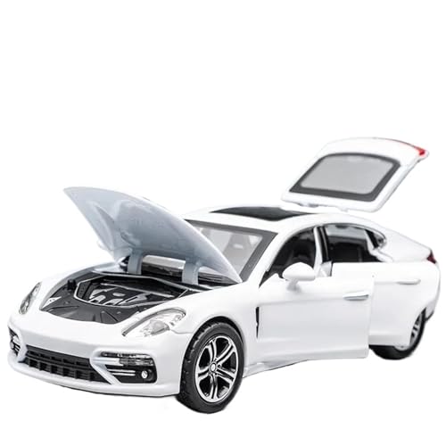 1:32 Für Panamera Handgefertigtes Sportwagenmodell Aus Metall(White) von RHUIMEI