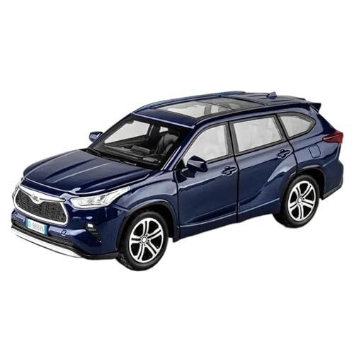 RHUIMEI 1:32 für Highlander-Geländewagen-Modell aus Legierung (blau) von RHUIMEI