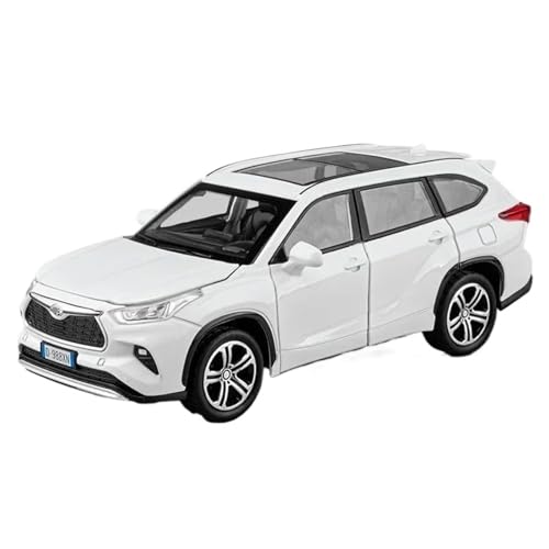 RHUIMEI 1:32 für Highlander-Legierungs-Suv-Auto-Modell (weiß) von RHUIMEI