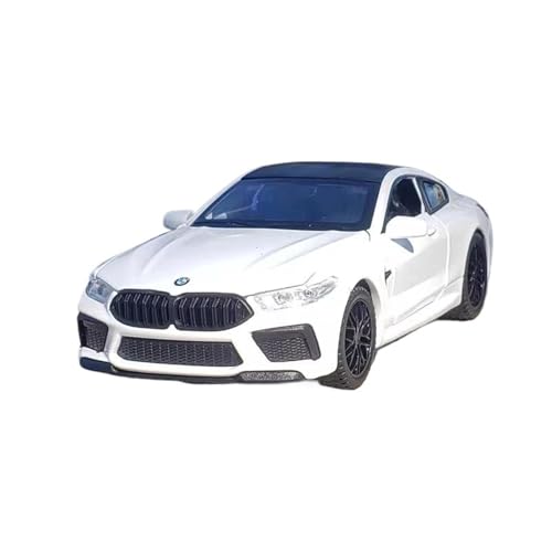 1:32 Für M8 Supercar Legierung Druckguss Auto Modell Sound Und Licht Sammlerstücke(White) von RHUIMEI