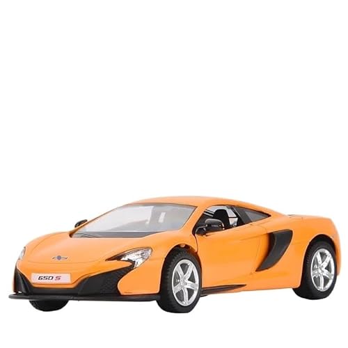 RHUIMEI 1:36 Für McLaren P650S Legierung Auto Modell Pull Back Metall Sport Auto Modell(Orange) von RHUIMEI