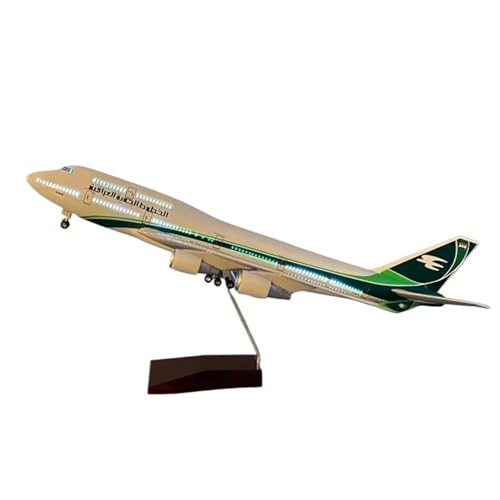 RHUIMEI Für 47 cm großes irakisches 747-Flugzeugmodell mit Rädern und sprachaktivierten Lichtern, simuliertes Passagierflugmodell, Sammlung, Ornamente, exquisit RHUIMEI Für 47 cm großes irakisches 747-Flugzeugmodell mit Rädern und sprachaktivierten Lichtern, simuliertes Passagierflugmodell, Sammlung, Ornamente, exquisit von RHUIMEI