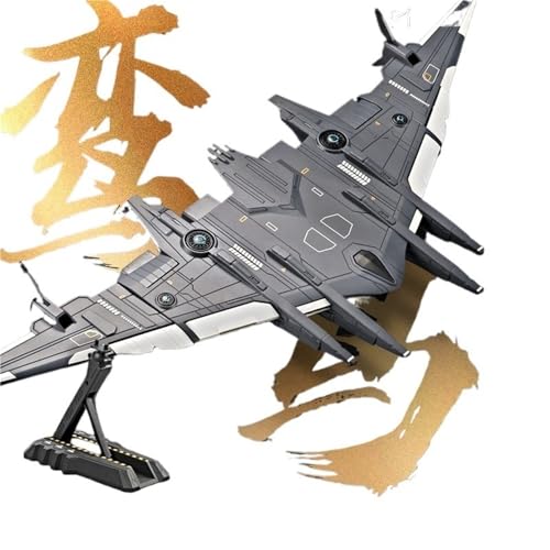 RHUIMEI Für Xuannv Aerospace Fighter Alloy Fighter Modell (schwarz) von RHUIMEI